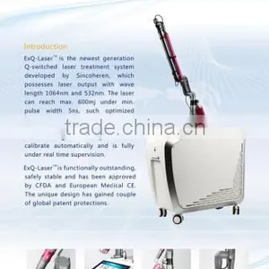 Q Switched Nd Yag Laser Facial Veins Treatment For Tattoo Removal Logo Customized 10hz Varicose Veins Treatment thumbnail-1