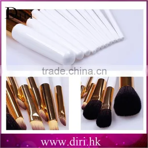 Pearl White Handle Makeup Brush Set Pro 11pcs Make up Brushes Diri Factory Price Girls' Cosmetics Tools Brush thumbnail-3