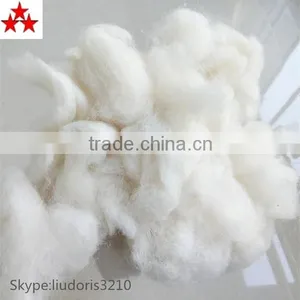 2016 Spring Bleached Wool Noils for Felt& Filled 27-28mic thumbnail-1