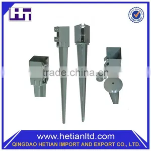 Steel Fence Post Holder 750 mm Spike Support Rust Resistant 75 mm Metal Post thumbnail-5