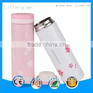2016 New Design Stainless Steel Vacuum Flask Plastic Vacuum Bottle Thermos Flask thumbnail-1