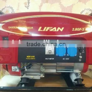 2.5kw Portable Low Oil Gasoline Generator Lifan 2.8GF-3 thumbnail-1