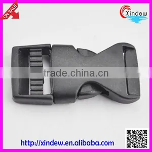 Black Plastic Schoolbag Buckle, Bag Accessories, Bag Buckle (XDZY-001) thumbnail-1