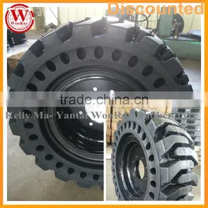 WonRay Brand Bobcat Skid Steer 30x10-16 10-16.5 Solid Tires With Rim Assembly thumbnail-1