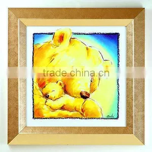 Painting of Bears With Frames thumbnail-1