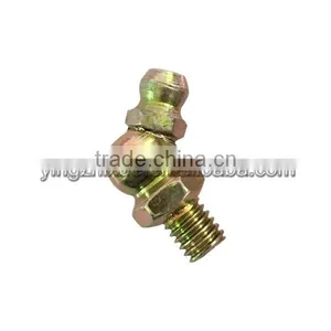 M6x1 45degree Grease Gun Zerk Fitting Yellow Zinc Plated thumbnail-3