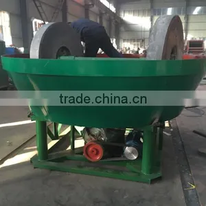 HUAHONG New Model Wet Pan Mill for Gold,silver,copper,lead,zinc Ore With Use and Maintance Methods thumbnail-1