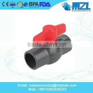 MZL Plastic PVC Union Ball Valve for Water Supply With ISO9001 thumbnail-1