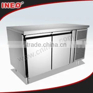 2 Door Stainless Steel Commercial Refrigerated Work Table/four Door Refrigerator/Chest Style Refrigerator thumbnail-1