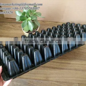 Hydroponics Plastic Nursery Seedling Pots, Nursery Seedling Tray for Seed Germination System thumbnail-3