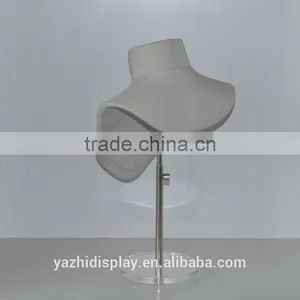 High Quality Farbic Necklace Jewelry Display Bust Holder Mannequins on Sale thumbnail-5