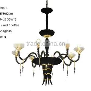 Bisini Luxury Gold Plated European Style Chandelier/Candle Light thumbnail-4