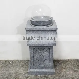 Polyresin Garden Sculpture With Light thumbnail-3