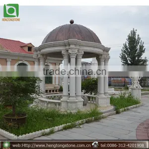 Natural Marble Figure Stone Pavilion Gazebo thumbnail-1