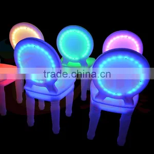 Modern Led Illuminated Party Stool/ Glowing Stool Color Changing Funiture / Rechargeable LED Furniture thumbnail-4