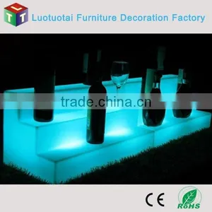 Plastic Battery Luminous Led Wine Bottle Rack for Sale thumbnail-2
