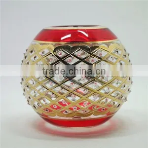 Mercury Round Glass Tealight Candle Holder Made in China thumbnail-4