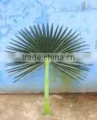 SJ0701205 High Quality Fan Plam Leave/Chinese Plastic Palm Fan Tree Leaf thumbnail-1