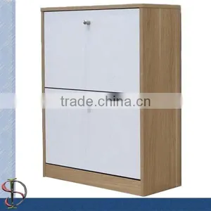 2-Tiers Storage Shoe Cabinet thumbnail-1