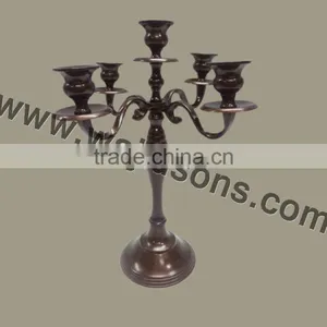 Decorative Floor Black Candelabras for Weddings & Wedding Floor Candelabra thumbnail-1