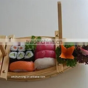 Natural Disposable Bamboo Sushi Boats With SGS thumbnail-1