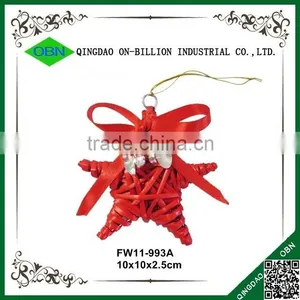 Wholesale Cheap Colored Star Wicker Rattan Decor thumbnail-2