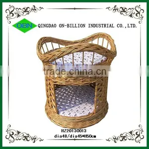 Handicrafts Woven Wicker Cat House thumbnail-1