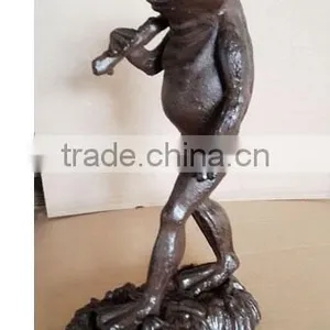 Cast Iron, Garden Decoration, Cast Iron Frog,cast Iron Decorative Pieces thumbnail-1