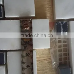 Basketweave Mosaic Tiles Bianco Carrara Mosaic Tile Carrara Marble Mosaic thumbnail-2