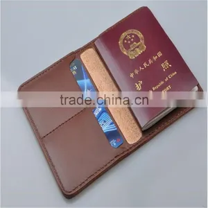 More Than 10 Years Leather Factory Emboss Logo Custom Leather Passport Holder thumbnail-3