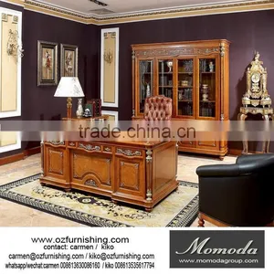 YB29 Luxury French Neoclassical Roze Wooden Carving Round Dining Table For 6 People/ European Palace Elegant Dining Table Set thumbnail-5
