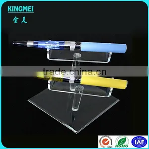 China Wholesale Arch Clear Acrylic Desktop Pen Display Stand With Round Base thumbnail-2