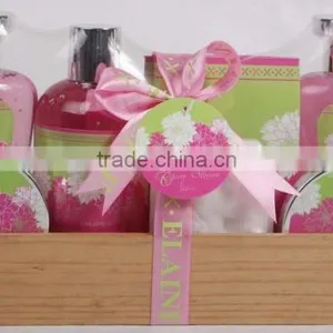 7 PCS BATH SET W/WOODEN BOX thumbnail-1