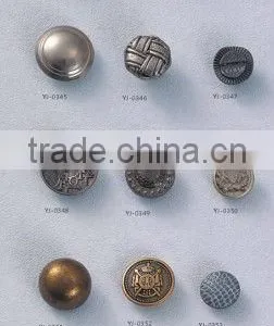 Hot Sale Metal Fashion Grament Mlitary Buttons With Shank thumbnail-1