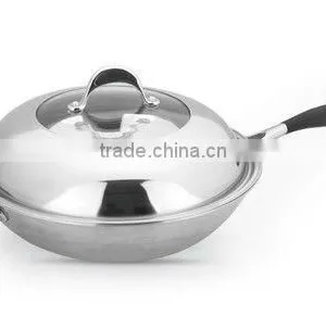 Tri-Layer Non-stick Steel Wok,casserole,chefpan thumbnail-1