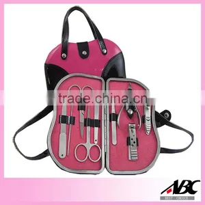 Attractive Red Color Case Stainless Steel Women's Manicure Pedicure Set thumbnail-4