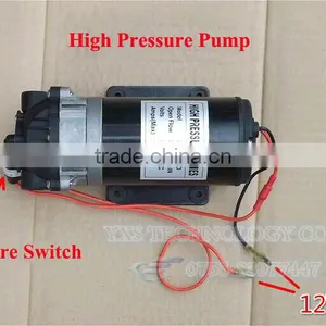 High Pressure Pumps DC18V 2.8L/min 7A Miniature Diaphragm Pump With Pressure Switch Spray Pump DC Self-priming Pump thumbnail-1