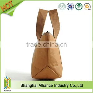 Promotional New Design Lunch Bag Craft Paper Tyvek Ice Cooler Lunch Bags thumbnail-3