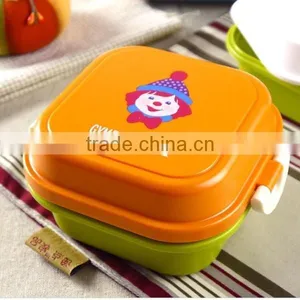 China 2-Stage Lunch Box Bento,plastic Lunch Bento Box,hot New Product for 2015/CUSTOM Plastic Lunch Box thumbnail-3