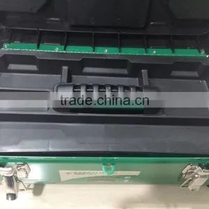 BERRYLION 17'' Heavy Duty Plastic Mixed Iron Tool Box for Workshop thumbnail-4