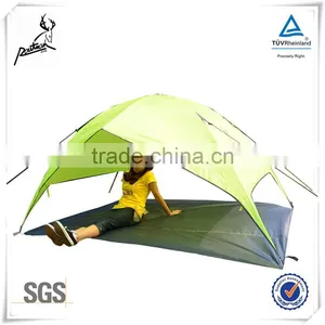 Two Door Fiberglass Poles Polyester Fabric Camping Tent for Family thumbnail-5