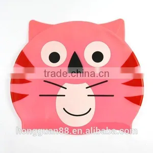 Fashionable Seepdo Quality Adult / Kid Sizes Customized Logo Printed Waterproof Silicone Swimming Cap thumbnail-1