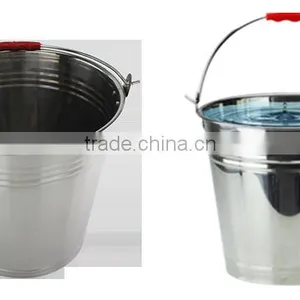Cheap Stainless Steel Metal Beer Ice Bucket With Handle thumbnail-1