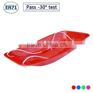 Kids Snow Sled Boat Sledge Glider Toboggan Sliding Outdoor With Rope,less Qty be Acceptable Much Strong thumbnail-1