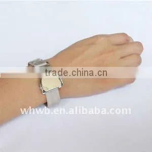 WHWB-852131 Airplane Buckle Leather Handcuffs thumbnail-1