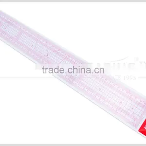 Kearing Brand Straight Sandwich Line Flexible 5*50cm Plastic Garment Ruler for Fashion Design#8001 thumbnail-1
