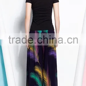 Summer Lady Wide Hips Casual Loose Wide Leg Square Dance Pants thumbnail-4