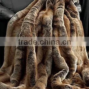 Faux Fur M Fur Blanket Cushion Sofa Blanket Car Seat Cushion Decoration Carpet Bed Blanket thumbnail-1