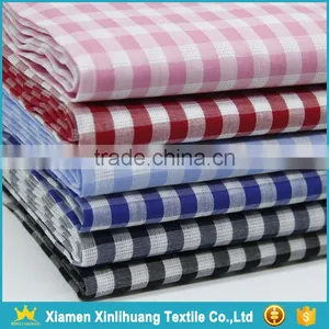 New Arrival Combed Plain 40x40 130x70 100 Cotton Yarn Dyed Plaid Fabric for Sale thumbnail-1