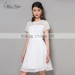 Maxnegio Fashion Short Sleeve Wholesale Summer Casual Dresses thumbnail-1